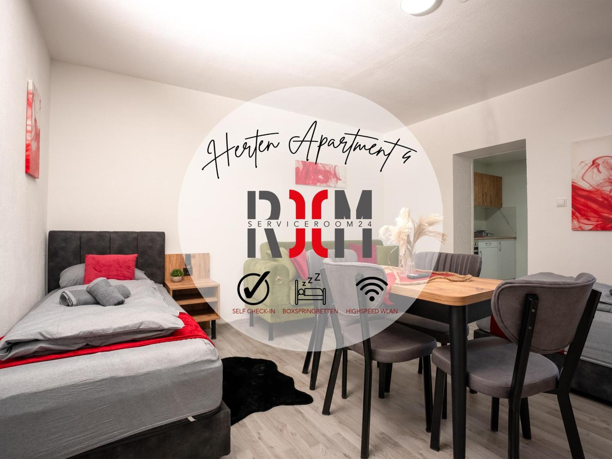 Serviceroom24 - 4 In Herten Wlan - Smart-tv - 24-7 Check-in Und Kueche Herten (North Rhine-Westphalia)