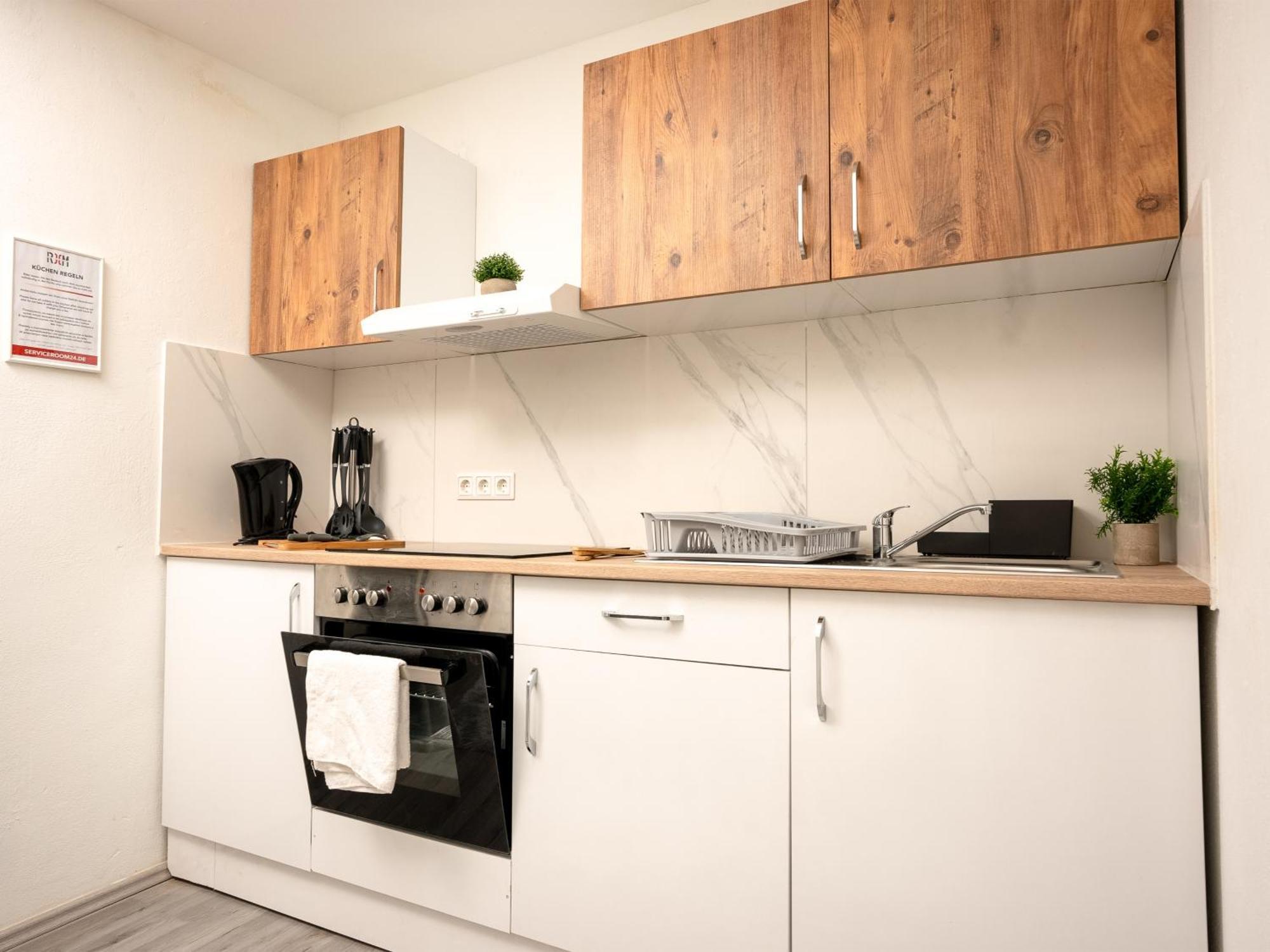 Serviceroom24 - 4 In Herten Wlan - Smart-tv - 24-7 Check-in Und Kueche Apartment *